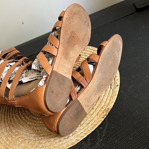 Sam Edelman Leather knee High Gladiators Sandals Size 7.5 - Picture 15 of 16